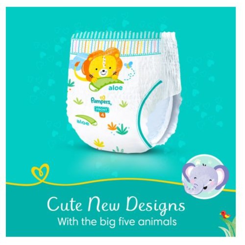 PAMPERS NO:3 52 DIAPER JUMBO BOX